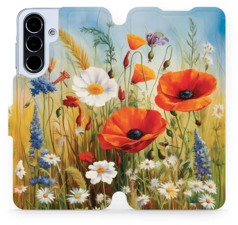 Mobiwear flip knižkové pre Samsung Galaxy A56 - Letná lúka