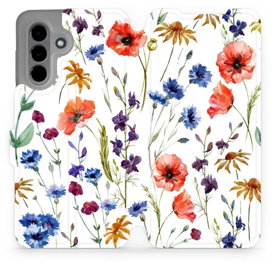 Mobiwear flip knižkové pre Samsung Galaxy A26 – Kvety