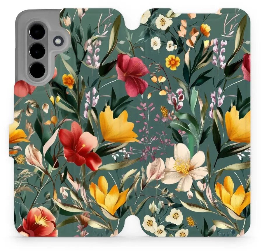 Mobiwear flip knižkové pre Samsung Galaxy A26 – Zelená lúka