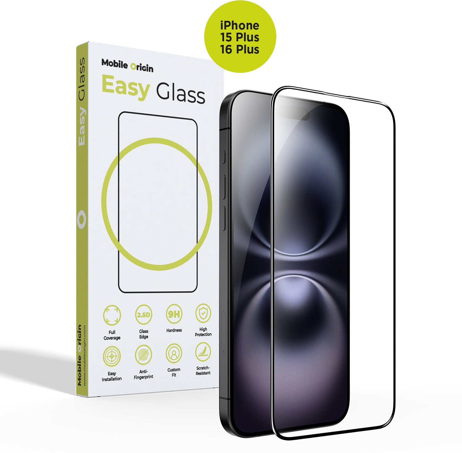 Mobile Origin EasyGlass iPhone 15 Plus/16 Plus
