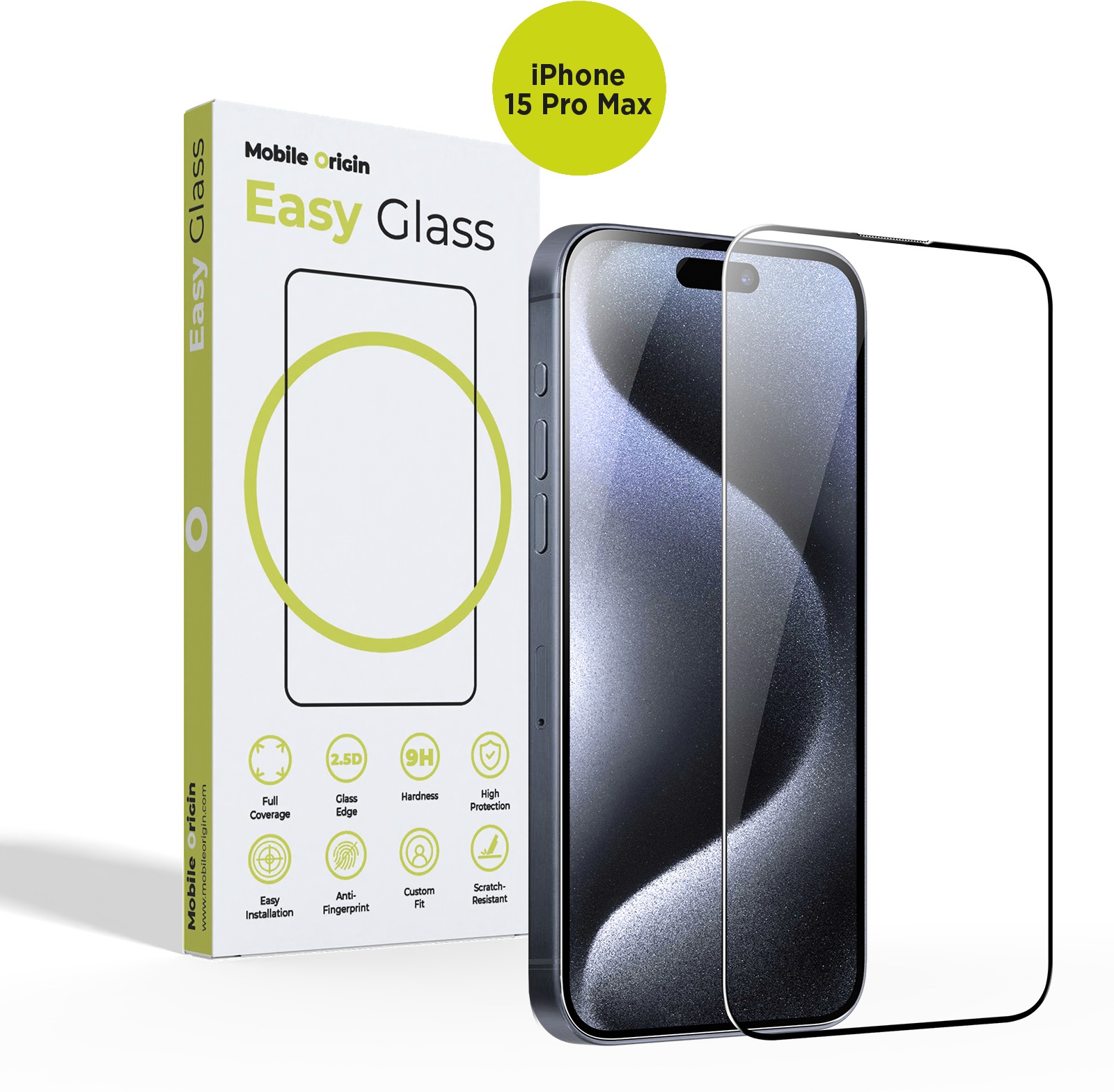 Mobile Origin EasyGlass iPhone 15 Pro Max