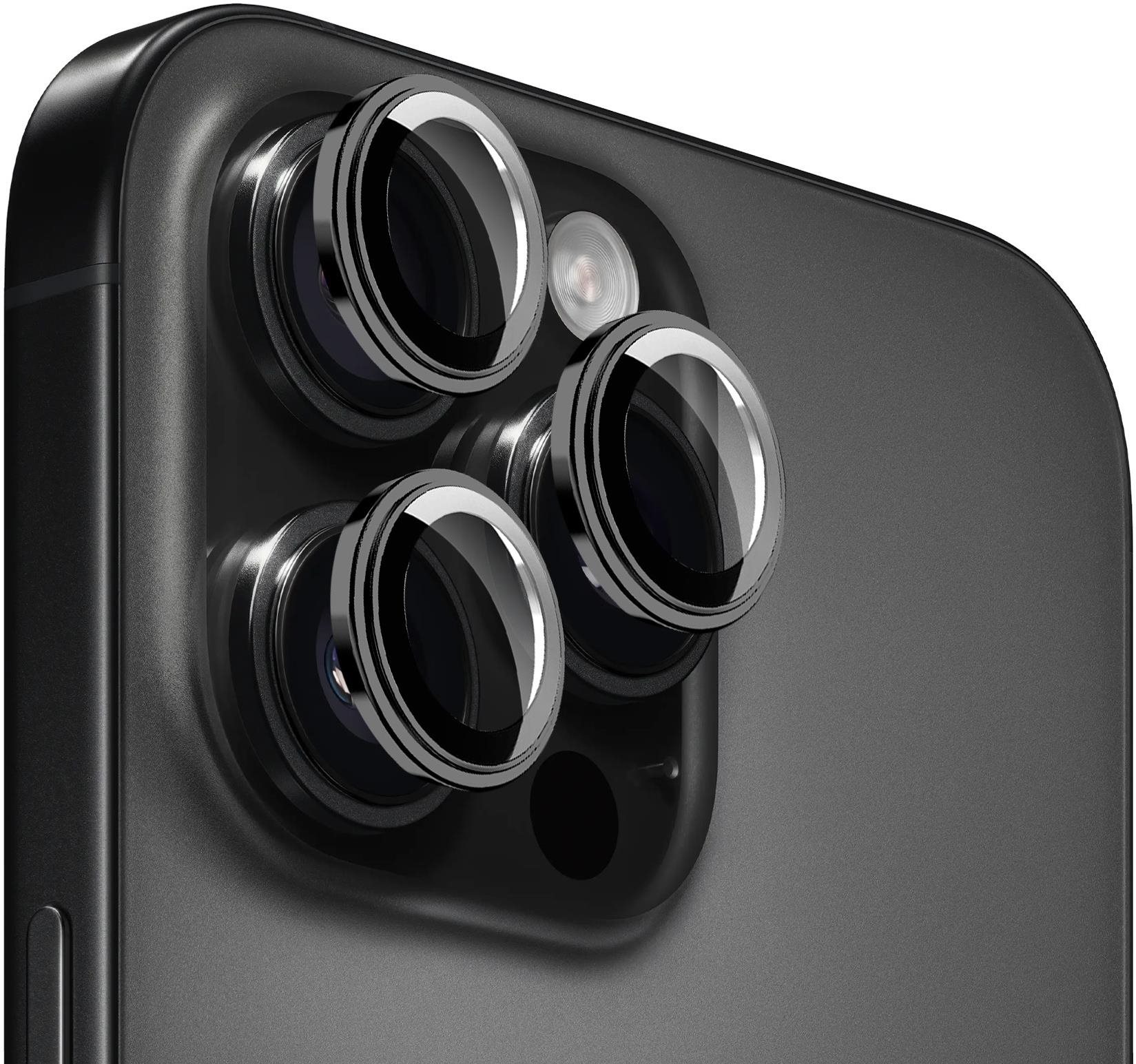 Mobile Origin Easy Lens Guards Black iPhone 16 Pro/16 Pro Max