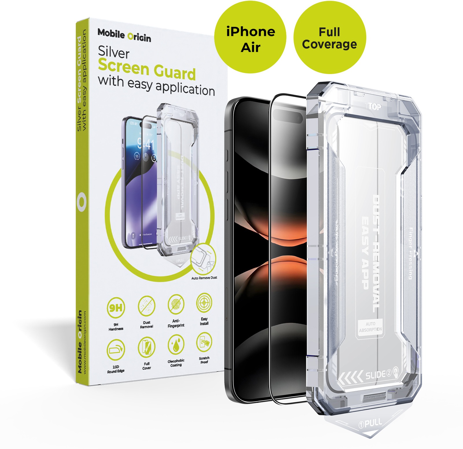 Mobile Origin Screen Guard With Easy Application iPhone Air