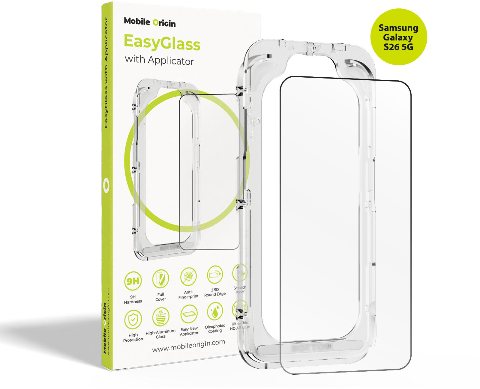Mobile Origin EasyGlass with Applicator Samsung Galaxy S26 5G