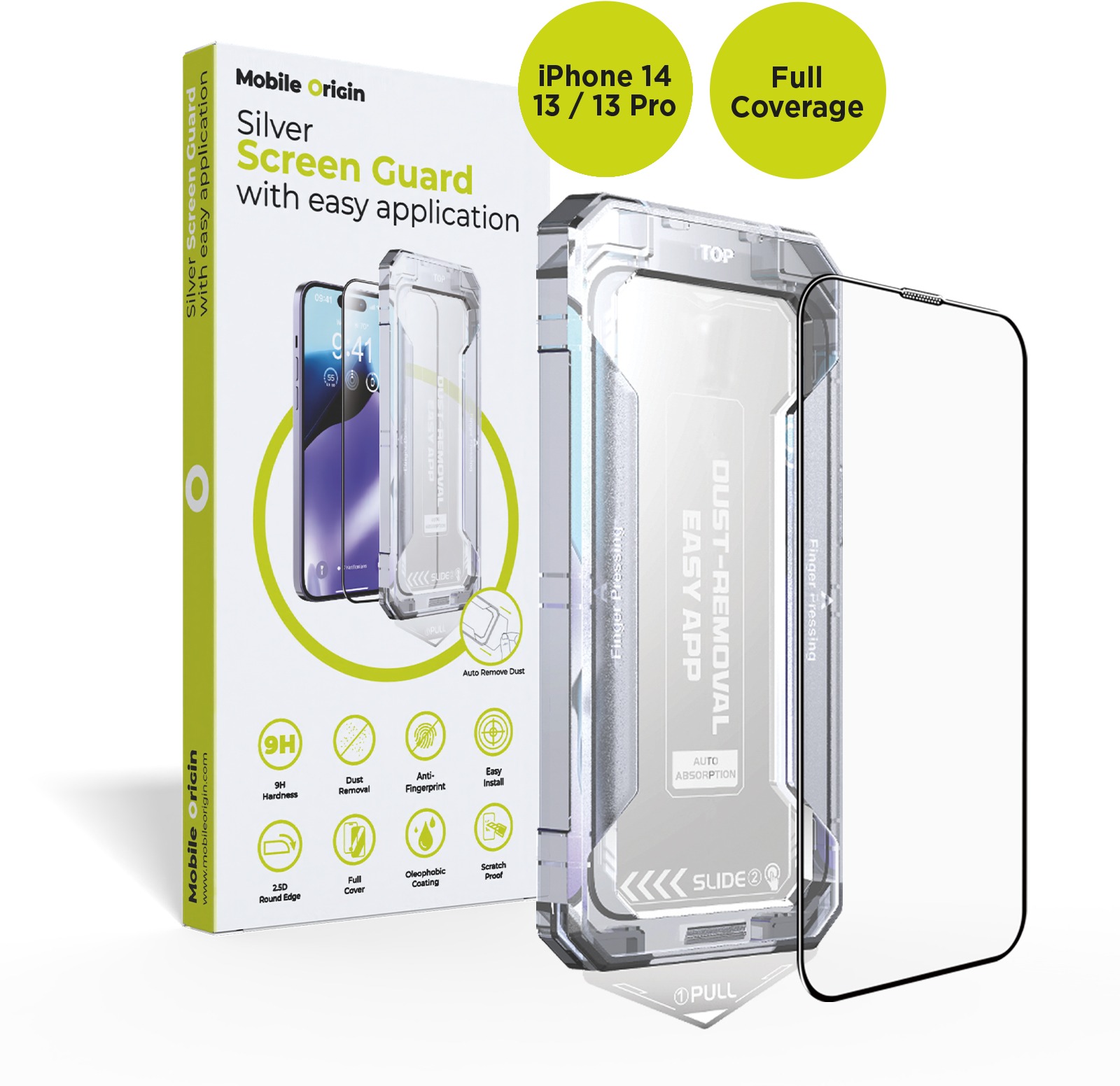 Mobile Origin Screen Guard iPhone 17e/16e/14/13/13 Pro s aplikátorom