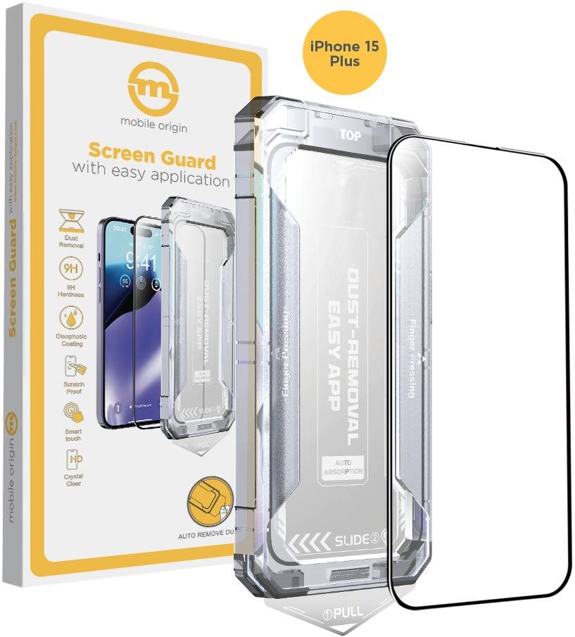 Mobile Origin Yellow Screen Guard iPhone 15 Plus s aplikátorom