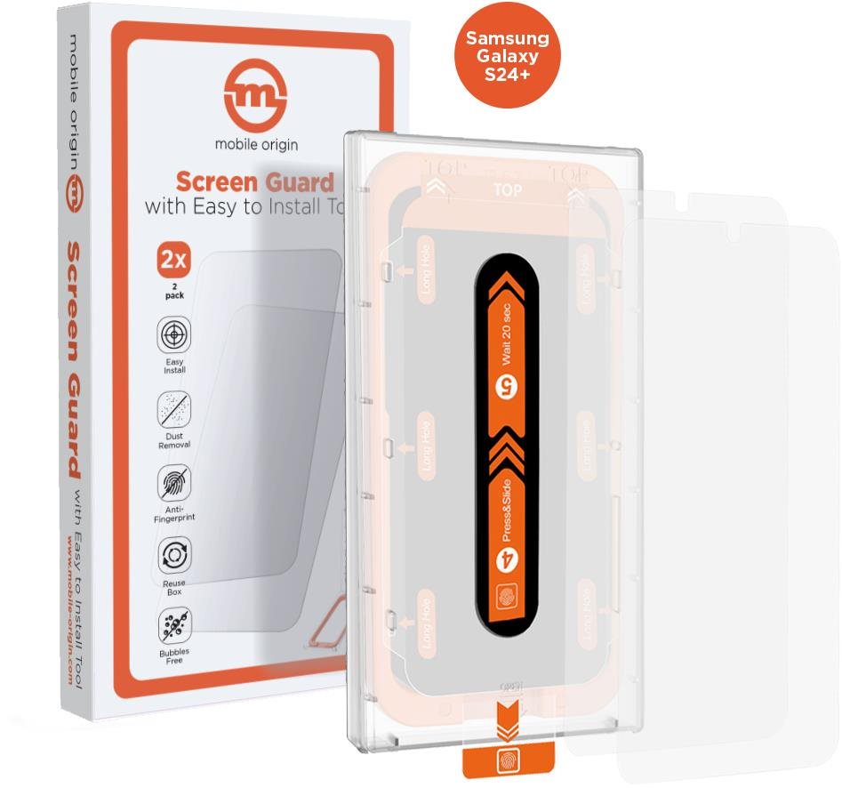 Mobile Origin Screen Guard easy applicator Samsung Galaxy S24+
