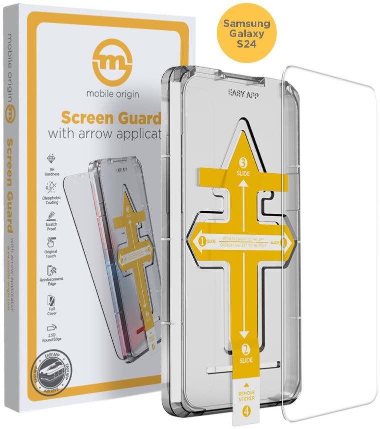 Mobile Origin Screen Guard Samsung Galaxy S24 s aplikátorom