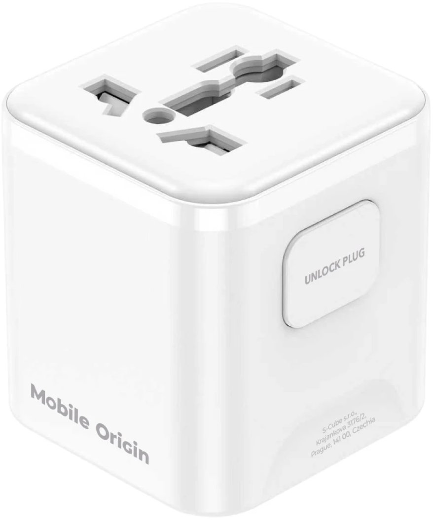 Mobile Origin Universal Travel Adapter PW30 EU/UK/US/AUS White