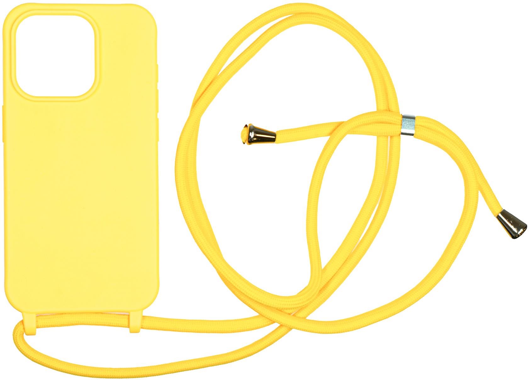 Mobile Origin Lanyard Case Yellow iPhone 15 Pro