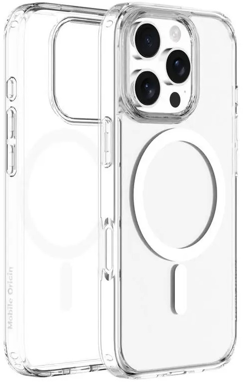 Mobile Origin Hybrid MagSafe Case Clear iPhone 16 Pro