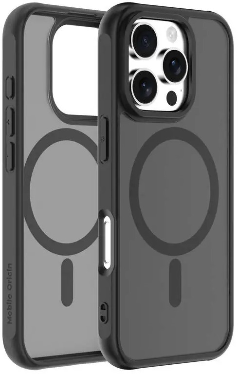 Mobile Origin Hybrid MagSafe Case Matte Black iPhone 16 Pro