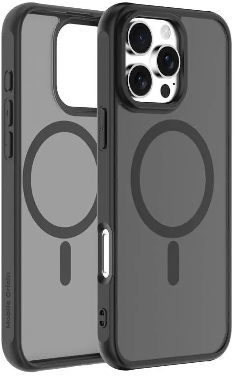 Mobile Origin Hybrid MagSafe Case Matte Black iPhone 16 Pro Max