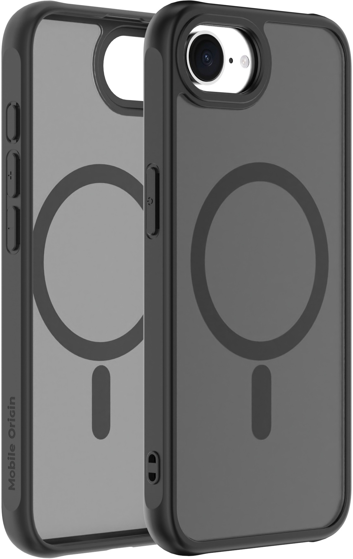 Mobile Origin Hybrid MagSafe Case Matte Black iPhone 17e/16e