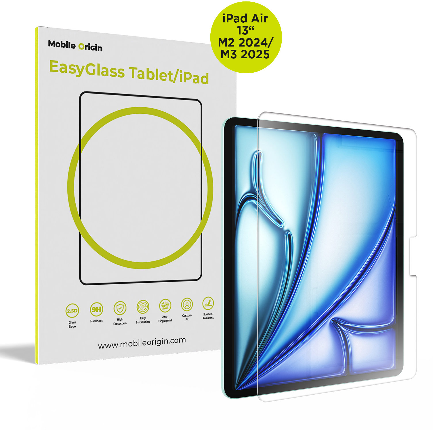 Mobile Origin EasyGlass iPad Air 13" M2 2024 / M3 2025