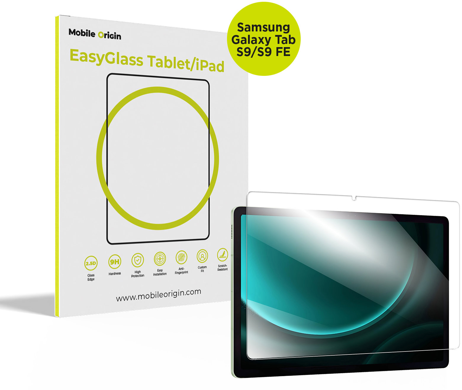 Mobile Origin EasyGlass Samsung Galaxy Tab S9/S9 FE