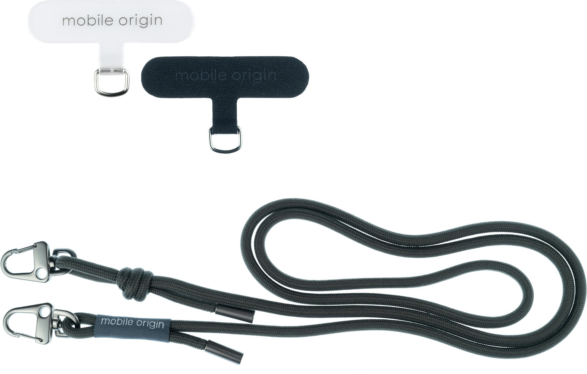 Mobile Origin Lanyard Rope 6 mm Black 82 – 163 cm