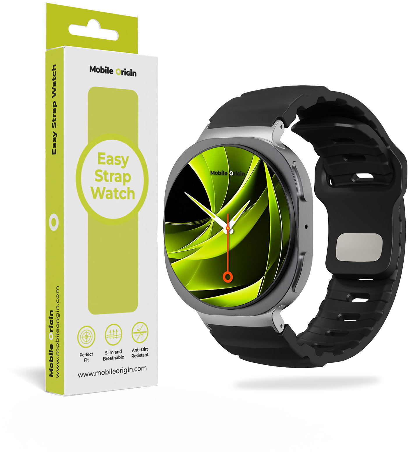 Mobile Origin Easy Strap Galaxy Watch 8 Black