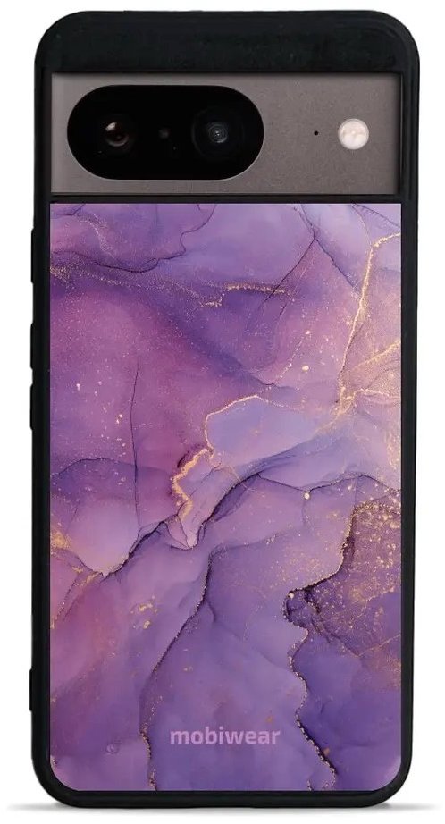 Mobiwear Glossy lesklý pre Google Pixel 8 – Fialový mramor