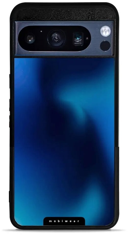 Mobiwear Glossy lesklý pre Google Pixel 8 Pro – Modrý odtieň