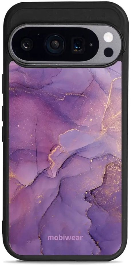 Mobiwear Glossy lesklý pre Google Pixel 9 Pro – Fialový mramor