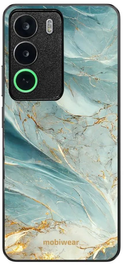 Mobiwear Glossy lesklý pre Realme C71 – Zelenkavý mramor