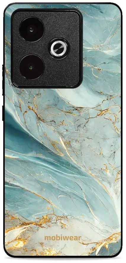 Mobiwear Glossy lesklý pre Realme GT 7T – Zelenkavý mramor