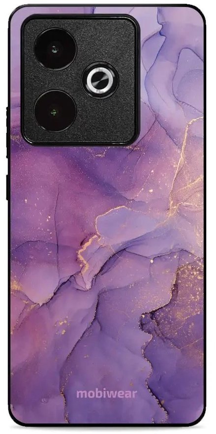 Mobiwear Glossy lesklý pre Realme GT 7T – Fialový mramor