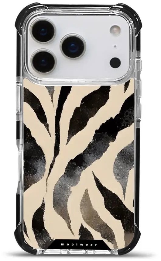 Mobiwear Elite Bumper s MagSafe – Apple iPhone 17 Pro – Zebrovina