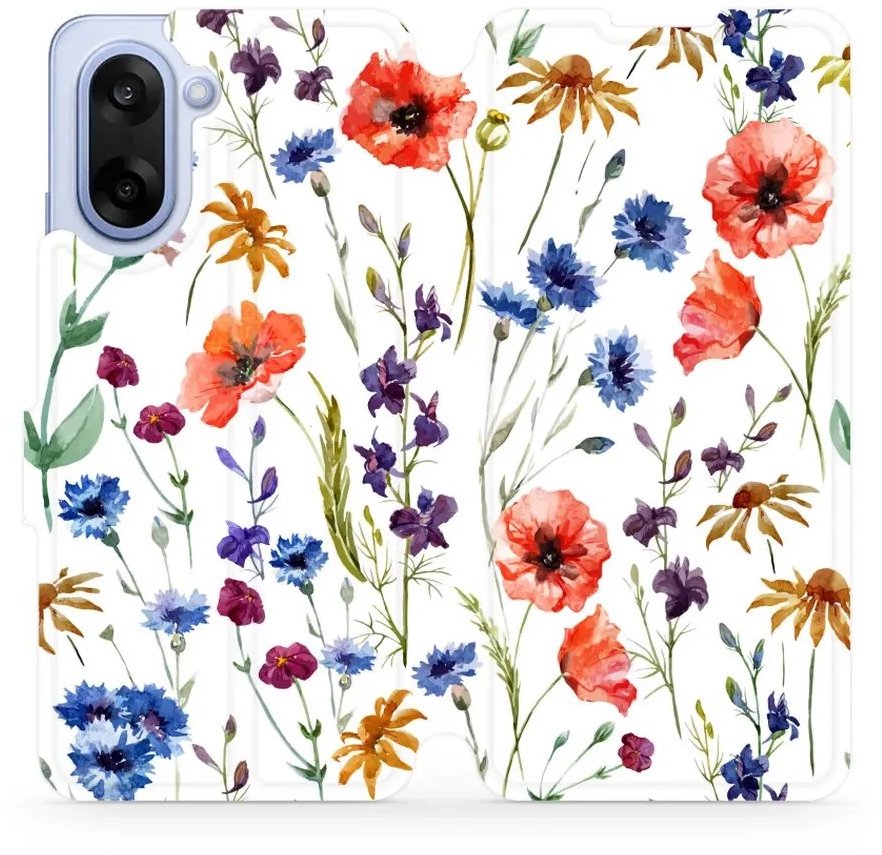 Mobiwear flip knižkové pre OnePlus Nord CE5 – Kvietky