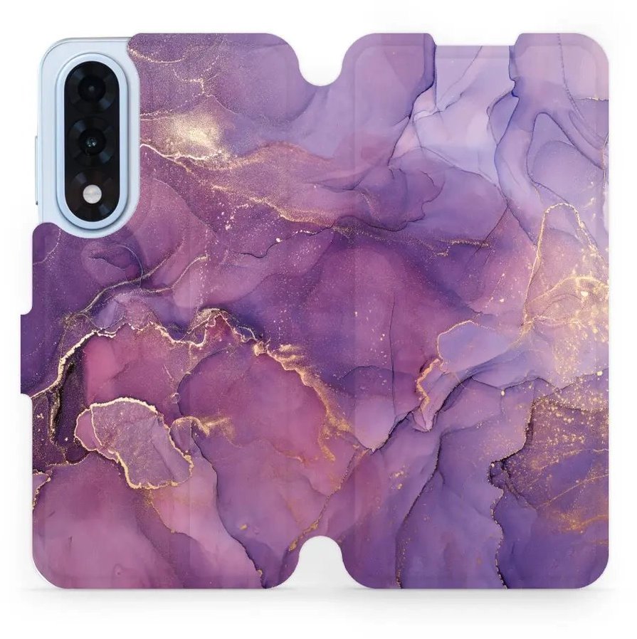 Mobiwear flip knižkové pre OnePlus Nord 5 – Fialový mramor