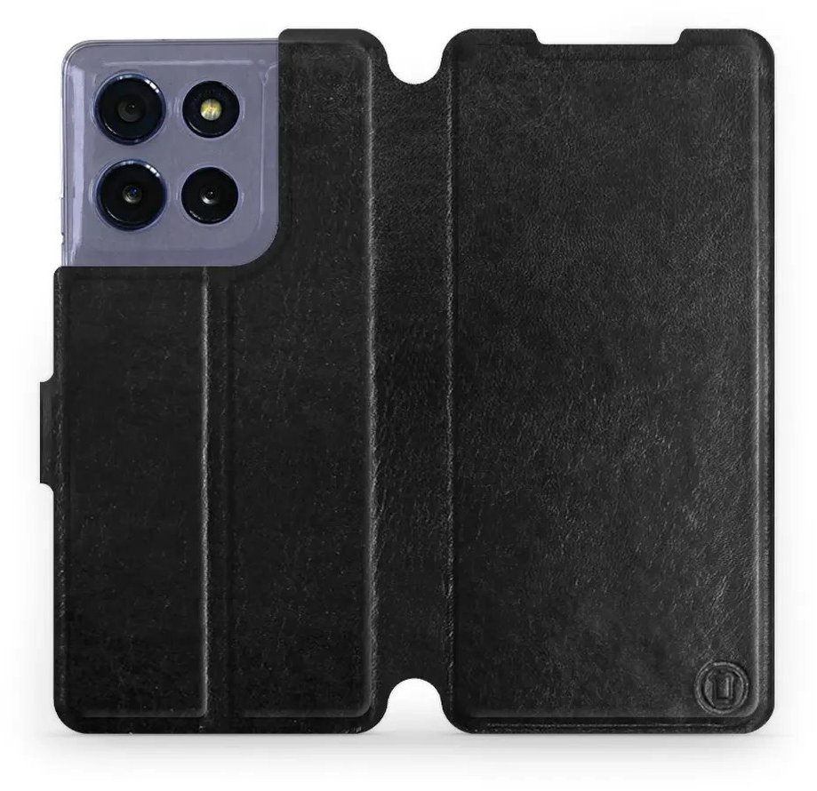 Mobiwear flip knižkové pre Motorola Moto G86 5G – Čierne
