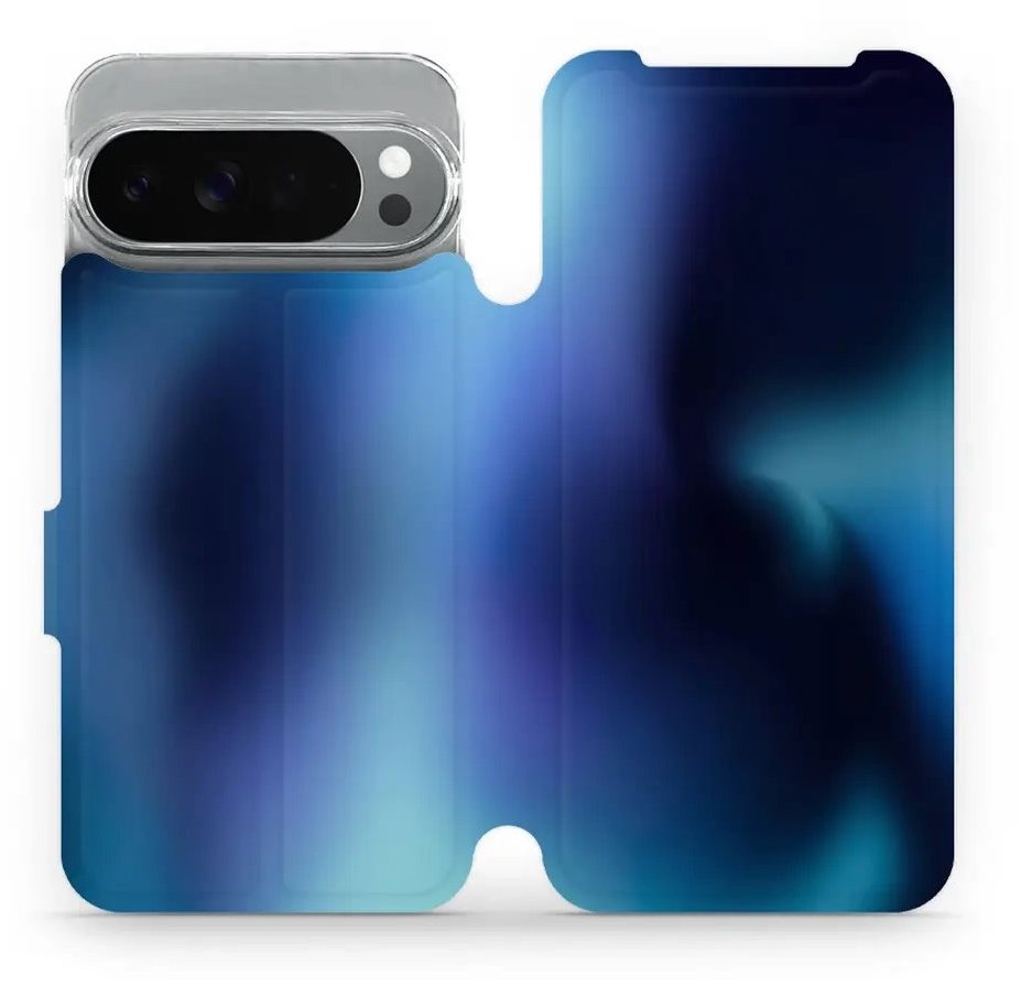 Mobiwear flip knižkové pre Google Pixel 10 Pro XL – Modrý odtieň