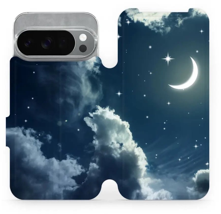 Mobiwear flip knižkové pre Google Pixel 10 Pro – Obloha