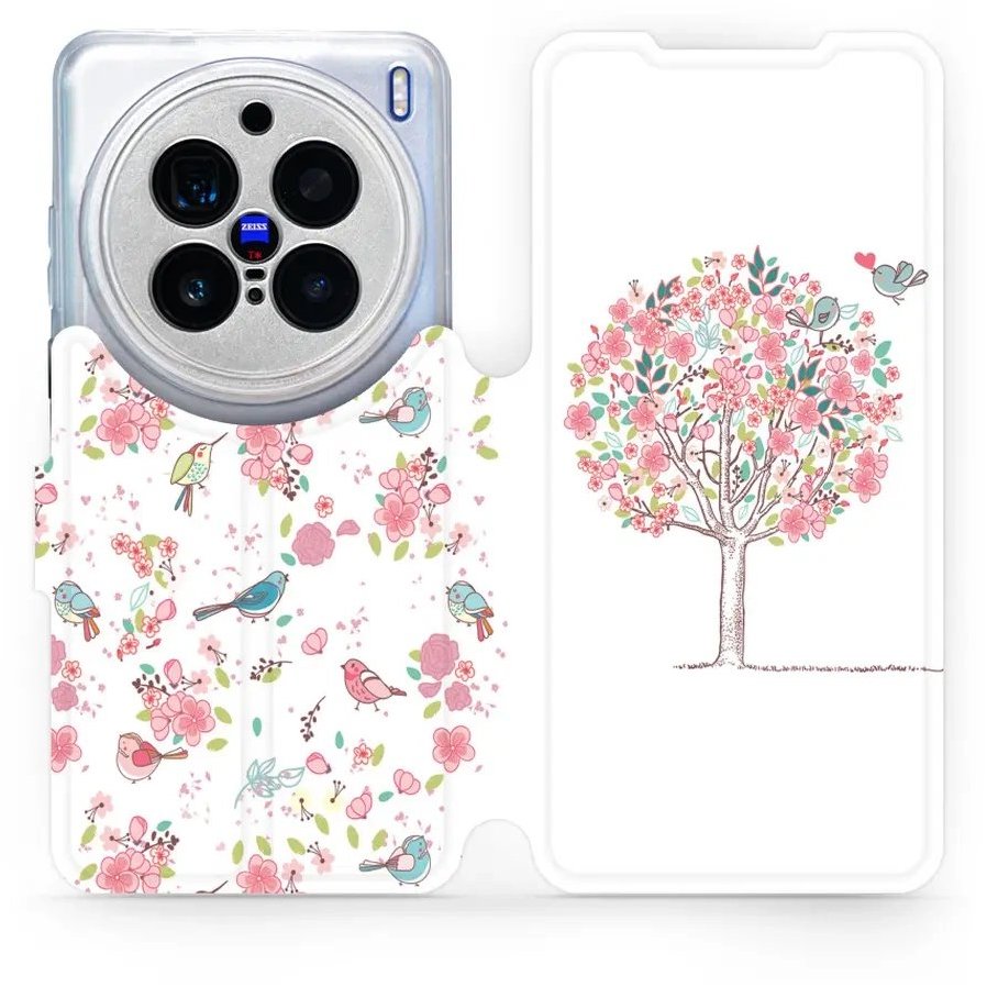 Mobiwear flip knižkové pre Vivo X200 Pro – Strom