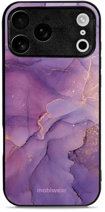 Mobiwear Glossy lesklý pre Apple iPhone 17 Pro Max – Fialový mramor