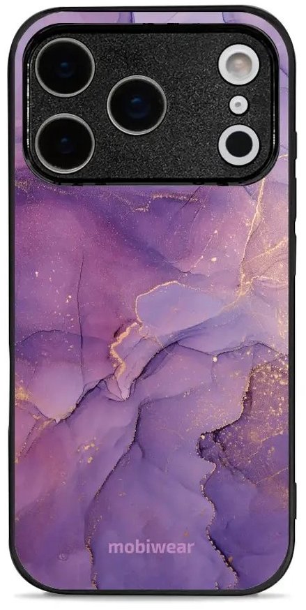 Mobiwear Glossy lesklý pre Apple iPhone 17 Pro – Fialový mramor