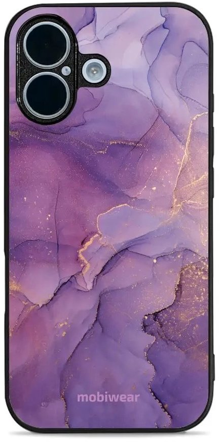 Mobiwear Glossy lesklý pre Apple iPhone 17 – Fialový mramor