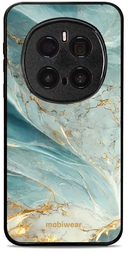 Mobiwear Glossy lesklý pre HONOR Magic7 Pro – Zelenkavý mramor