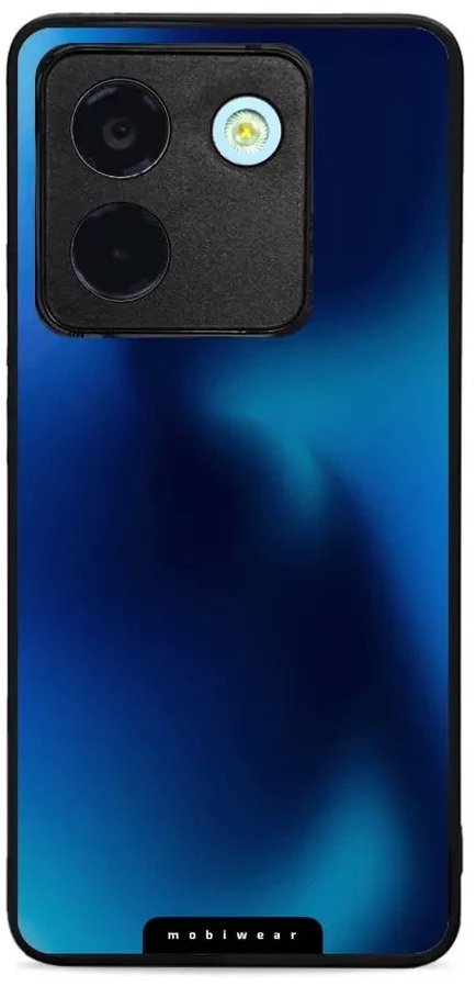 Mobiwear Glossy lesklý pre POCO M7 Pro 5G – Modrý odtieň
