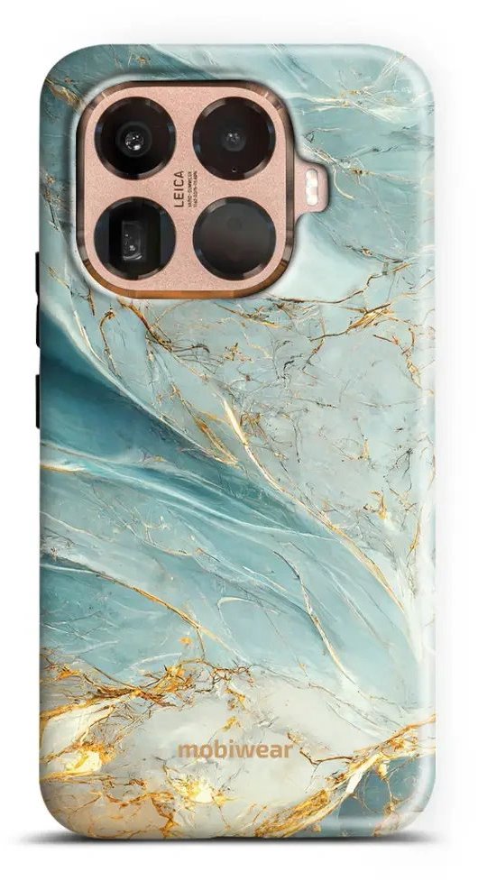 Mobiwear Odolné pouzdro Xiaomi 15T Pro - Elite Pro EP34E Zelenkavý mramor