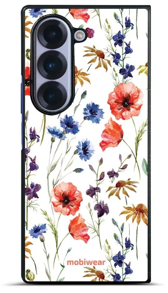 Mobiwear Lesklé pouzdro Glossy pro Samsung Galaxy Z Fold6 - G032G kvítí