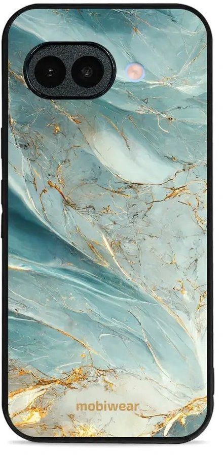 Mobiwear Lesklé pouzdro Glossy pro Google Pixel 10a - G022G zelenkavý mramor