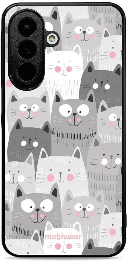Mobiwear Lesklé pouzdro Glossy pro Samsung Galaxy A27 - G045G kočičky