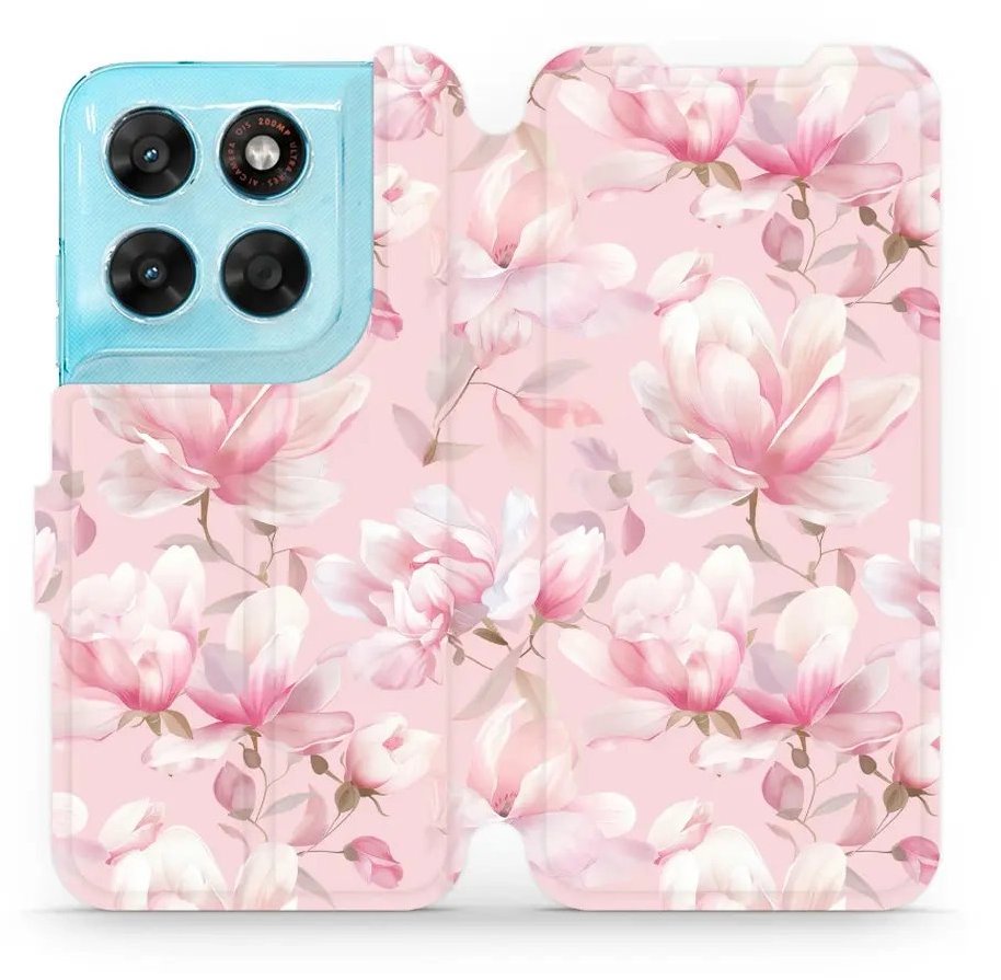 Mobiwear Flip pouzdro pro Motorola Moto G87 - VB18S magnolie
