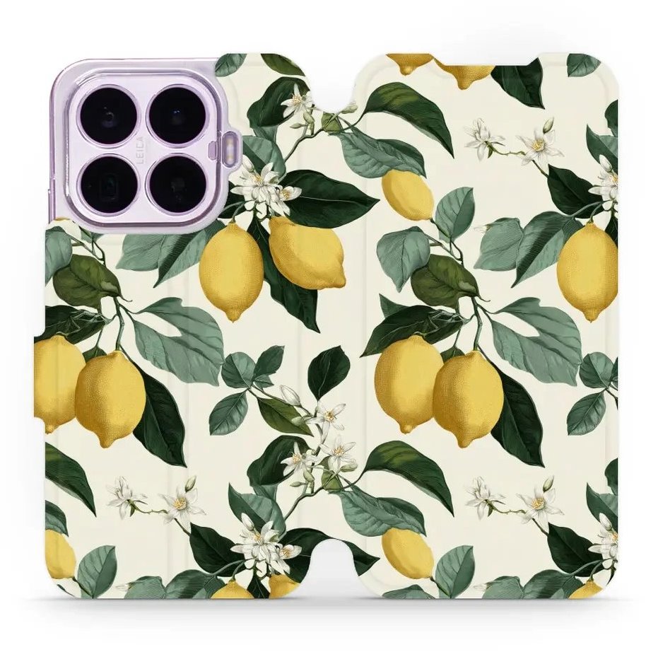 Mobiwear Flip pouzdro pro Xiaomi 17T - VB02S citrony