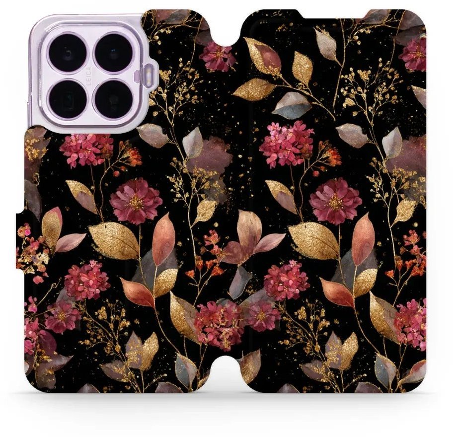 Mobiwear Flip pouzdro pro Xiaomi 17T Pro - V171S zlatavé lístky