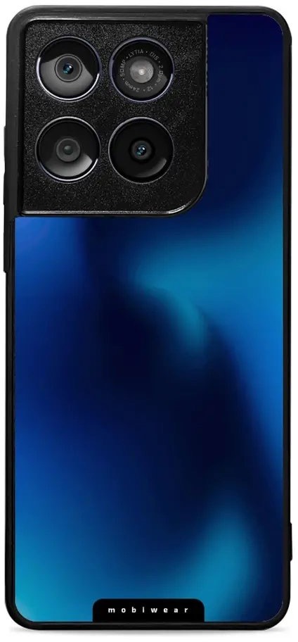 Mobiwear Glossy lesklý pre Motorola Edge 60 Fusion – Modrý odtieň