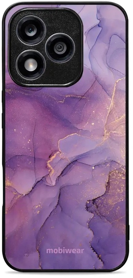 Mobiwear Glossy lesklý pre Honor 400 Lite – Fialový mramor