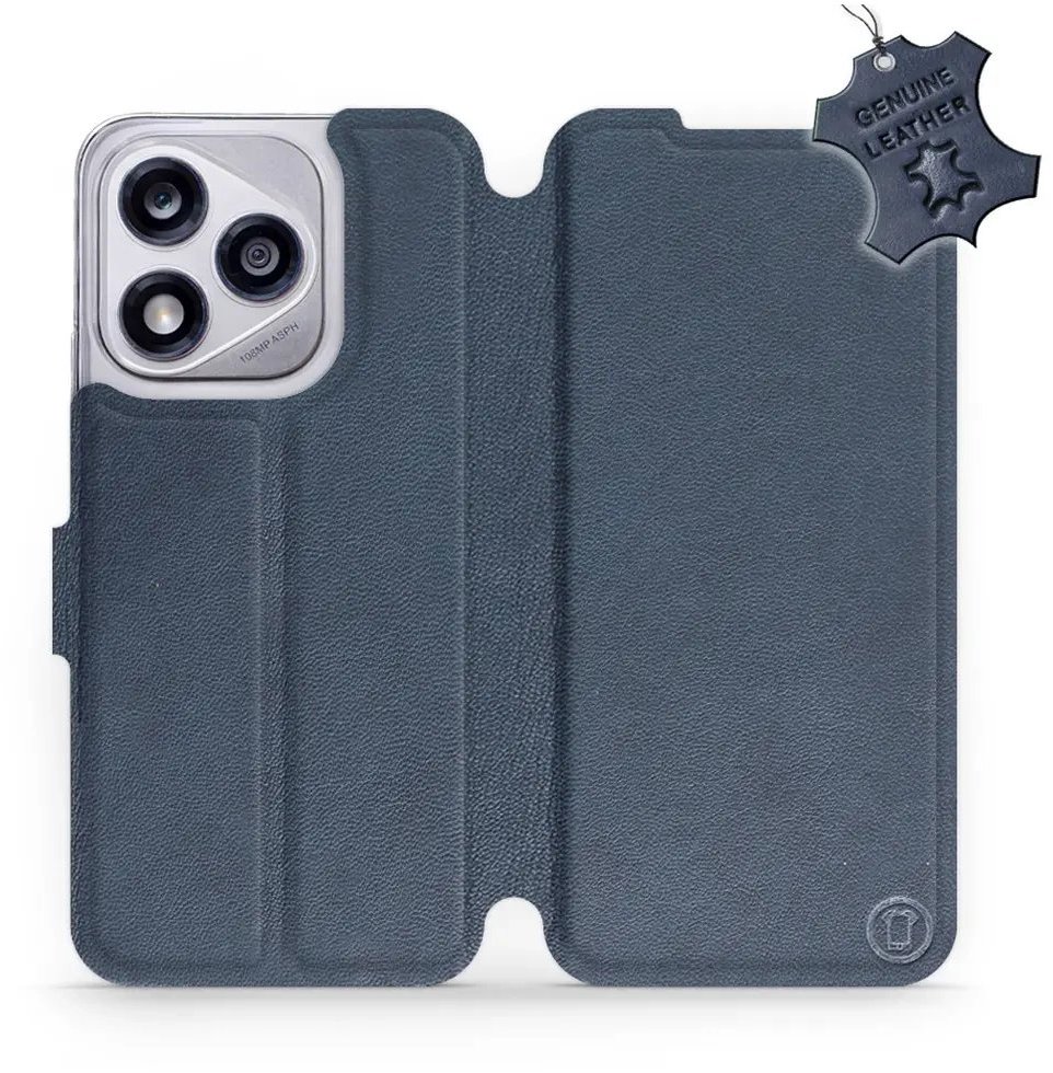 Mobiwear kožené flip knižkové pre Honor 400 Lite – Modré